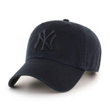 '47 Brand New York Yankees Clean Up Hat All Black Logo