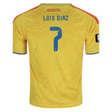 LUIS DÍAZ COLOMBIA 26/27 YOUTH HOME JERSEY BY ADIDAS