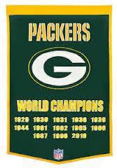 Green Bay Packers Dynasty Championship Banner