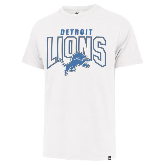 Men's Detroit Lions '47 White Restart Franklin T-Shirt
