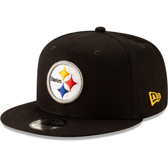 New Era Pittsburgh Steelers Basic Logo Snapback-Black