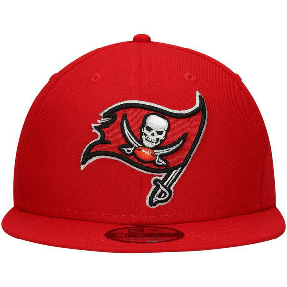 New Era Tampa Bay Buccaneers Basic Logo Snapback-Red