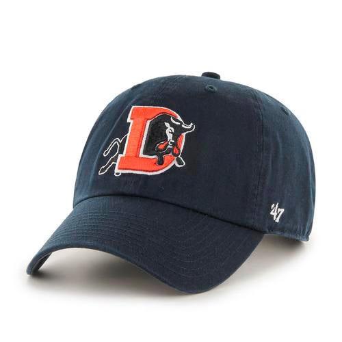 Durham Bulls 47 Brand Navy Clean Up