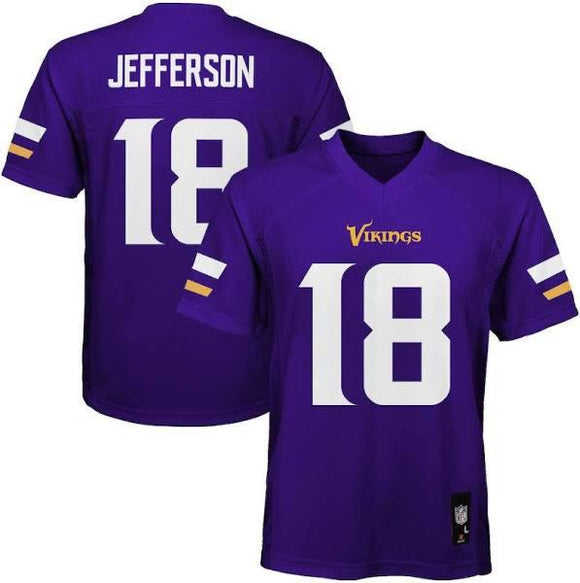 Outerstuff Youth Minnesota Vikings Replica Player Jersey