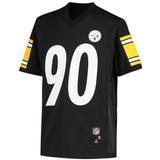 Youth Pittsburgh Steelers T.J. Watt Black Replica Player Jersey