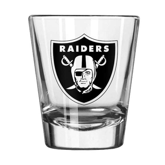 Las Vegas Raiders 2 oz shot glass