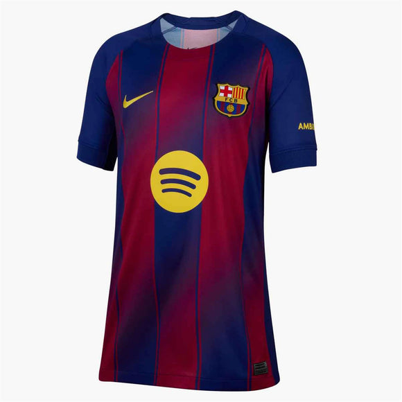 Youth Replica Nike Barcelona Home Jersey 25/26