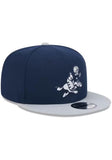 NEW ERA DALLAS COWBOYS NAVY BLUE RETRO JOE 2T EVERGREEN 9FIFTY MENS SNAPBACK HAT