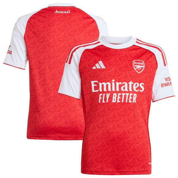 Arsenal adidas Youth 2025/26 Home Replica Jersey - Red
