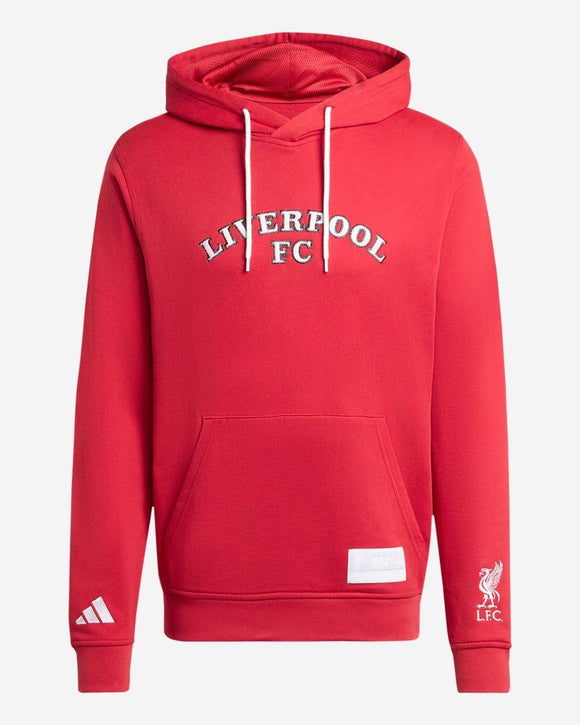 Liverpool Football Club adidas Mens 25/26 US Pack Hoodie Red