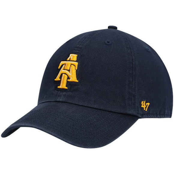 '47 Brand NC A&T Logo Clean Up Hat Navy