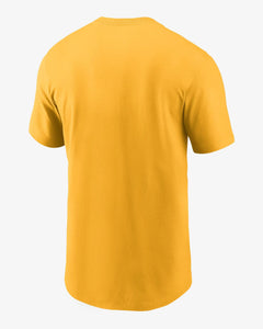 Pittsburgh Steelers Primary Wordmark Nike T-shirt-Yellow