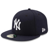 Men's New York Yankees New Era Navy Wool Grey Underbrim Collection 59FIFTY Fitted Hat