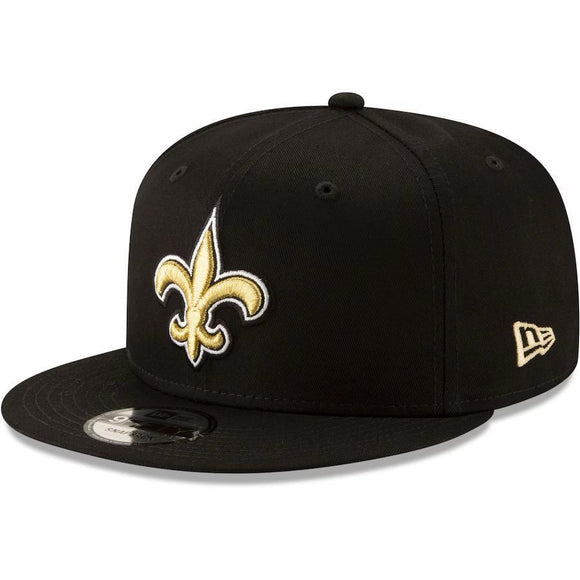 New Era New Orleans Saints Basic Logo Snapback-Black