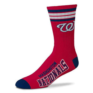 WASHINGTON NATIONALS - 4 STRIPE DEUCE SOCKS