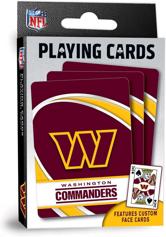 Washington Commanders Playing Cards by Masterpieces