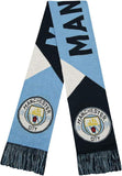 English Premiership Manchester City Mens Facet Team Scarf, Blue, OSFM