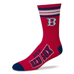 4 STRIPE DEUCE-BOSTON RED SOX SOCKS