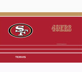 San Francisco 49ers 20 oz Tervis Traveler - Stainless Steel Tumbler with Slider Lid