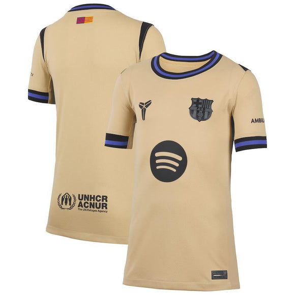 Barcelona Nike Youth 2025/26 Away Stadium Replica Jersey - Gold