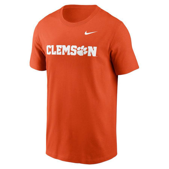 Clemson Tigers Nike Primetime Evergreen Wordmark T-Shirt - Orange