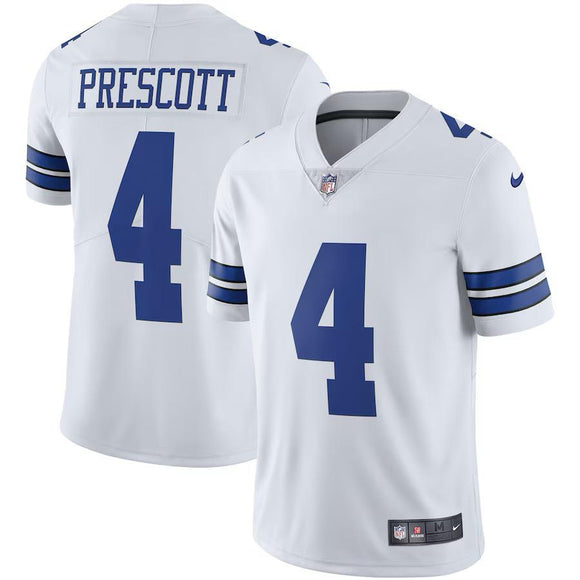 Dallas Cowboys Dak Prescott Nike White Limited Jersey