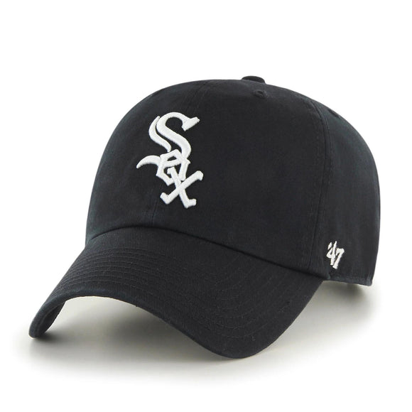 Chicago White Sox 47' Clean Up Black Adjustable Hat