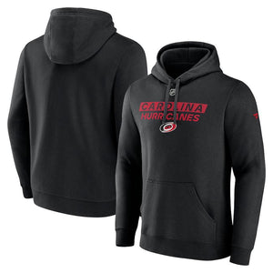 Carolina Hurricanes Fanatics Authentic Pro Core Primary Fleece Pullover Hoodie - Black