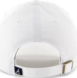 Atlanta Braves 47 Brand Clean Up Adjustable Hat-White