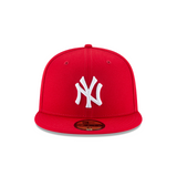 Men's New York Yankees New Era Basic 59FIFTY Fitted Hat- Scarlet