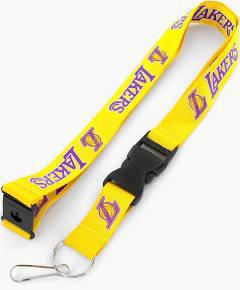 LA LAKERS  (YELLOW)  TEAM  LANYARD