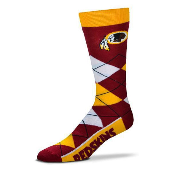 ARGYLE LINEUP-WASHINGTON REDSKINS SOCKS