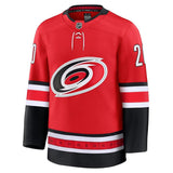 Sebastian Aho Carolina Hurricanes Fanatics Alternate Premium Jersey - Red