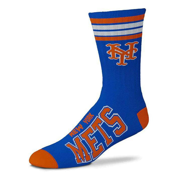 4 STRIPE DEUCE-NEW YORK METS SOCKS