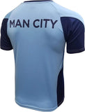 Icon Sports Officially Licensed International Manchester City Soccer T-Shirt –  Short Sleeve Tee