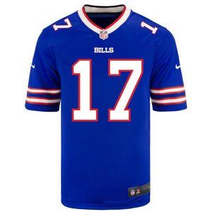 Buffalo Bills Josh Allen Blue Game Player Jersey