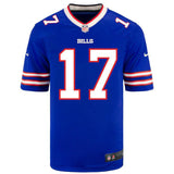 Buffalo Bills Josh Allen Blue Game Player Jersey