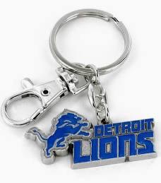 DETROIT LIONS TEAM LOGO HEAVYWEIGHT KEYCHAIN