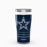 Dallas Cowboys 20 oz Tervis Traveler - Stainless Steel Tumbler with Slider Lid