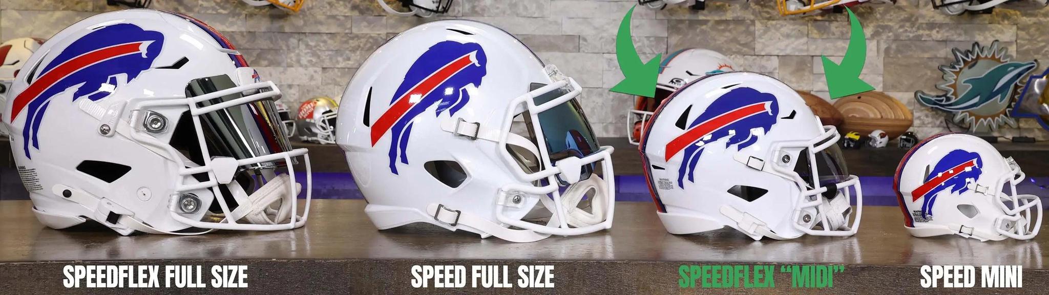 Buffalo Bills Riddell Midi Size SpeedFlex Helmet – SPORTSMANIA