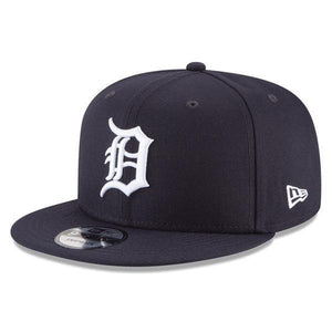 Detroit Tigers New Era Basic 9Fifty Snapback Hat - Navy