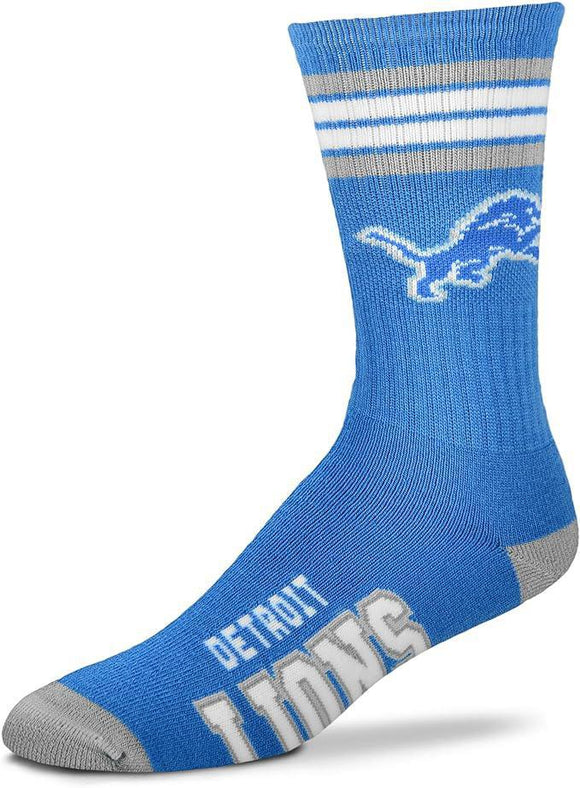 DETROIT LIONS - 4 STRIPE DEUCE SOCKS