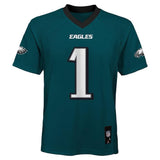 Youth Philadelphia Eagles Jalen Hurts Midnight Green Replica Player Jersey