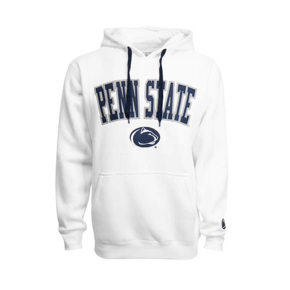 Penn State e5 Embroidered White Hoodie Sweatshirt
