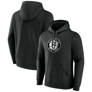 Brooklyn Nets Primary Logo Hoodie-Black