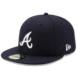 Atlanta Braves 59FIFTY On Field Authentic Fitted Hat-Navy