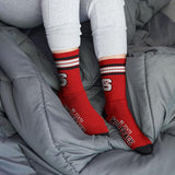 NC State For Bare Feet 4 Stripe Deuce Crew NCAA