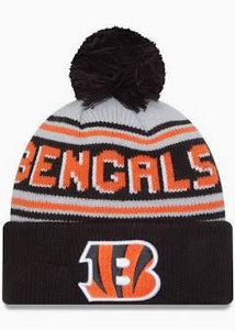 Cincinnati Bengals Pom Wordmark Beanie