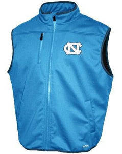 UNC Tarheels Franchise Club Softshell Full-Zip Vest