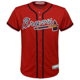 Atlanta Braves - MLB Ronald Acuña Jr. Youth Jersey Red